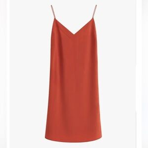Cuyana Silk Slip in Blood Orange - Size M